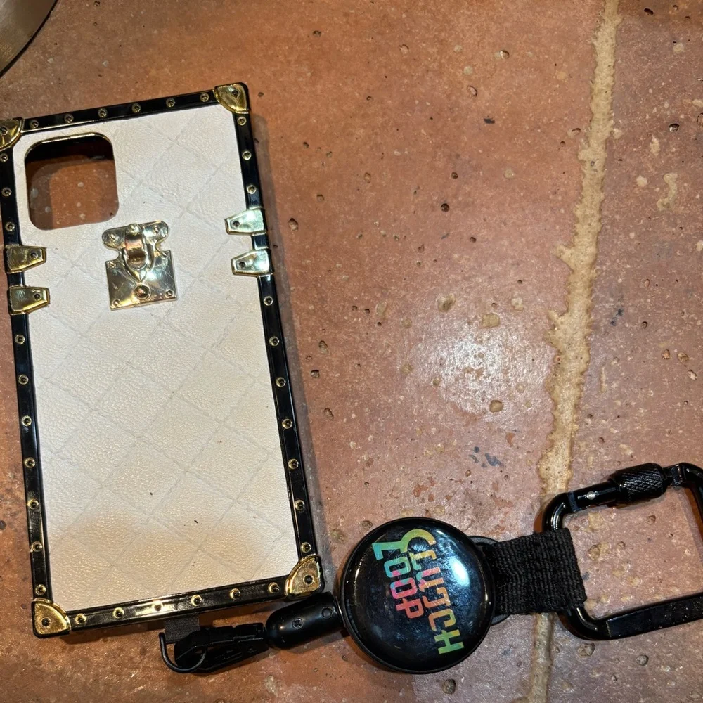 iPhone 12 trunk case with clutch loop